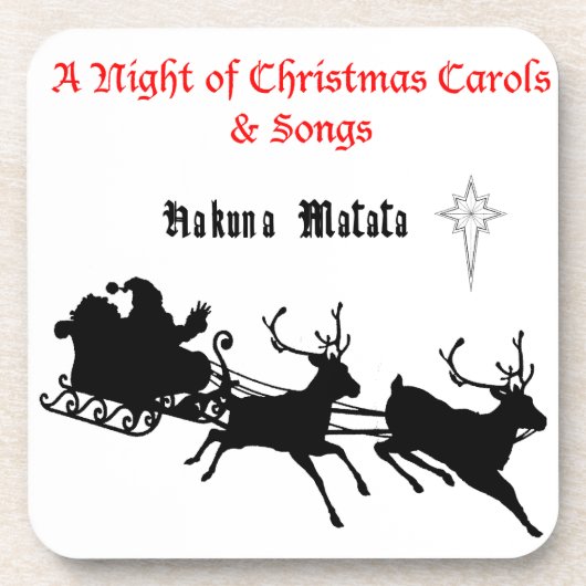 Dessous-de-verre Chanter le long de Noël - Carols & Festive Joy (Devant)