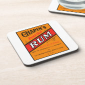 Dessous-de-verre Chapins Pure Vieux Étiquette de rhum (Côté gauche)