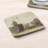 Dessous-de-verre Char chinois antique de guerre, de 'Le Costume (Côté gauche)