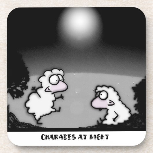 Dessous-de-verre Charades la nuit (Devant)