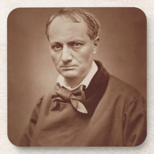 Dessous-de-verre Charles Baudelaire (1821-67), poète français,