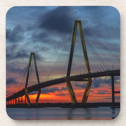 Dessous-de-verre Charleston Fire Like Sunset (Devant)