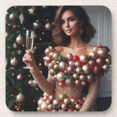 Dessous-de-verre Charme de Noël (Devant)