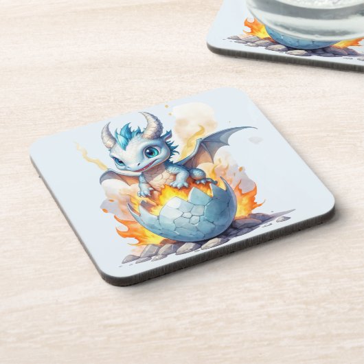 Dessous-de-verre Charming Blue Dragon Frostfire (Côté gauche)