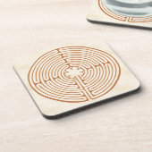 Dessous-de-verre Chartres Labyrinth (Côté gauche)