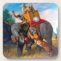 Chasse au tigre Briton Rivière 1920