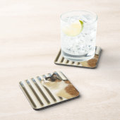 Dessous-de-verre Chat à côté de radiateur (Côté Droit)