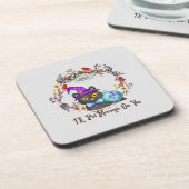 Dessous-de-verre Chat aux sorcières mignonne et Punny (Côté gauche)