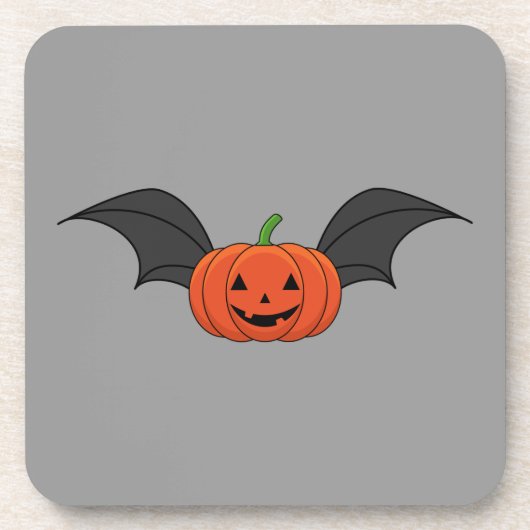 Dessous-de-verre Chat Citrouille d'Halloween (Devant)