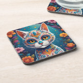 Dessous-de-verre Chat Crâne de Sucre (Côté gauche)