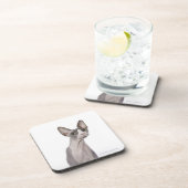 Dessous-de-verre Chat de Sphynx avec l'expression étonnée (Côté Droit)
