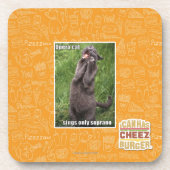 Dessous-de-verre Chat d'opéra (Devant)