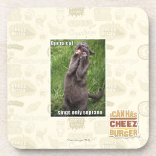 Dessous-de-verre Chat d'opéra