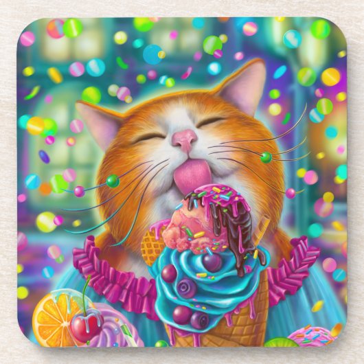 Dessous-de-verre Chat doux (Devant)