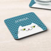 Dessous-de-verre Chat drôle (Côté gauche)