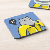Dessous-de-verre Chat en banane (Côté gauche)