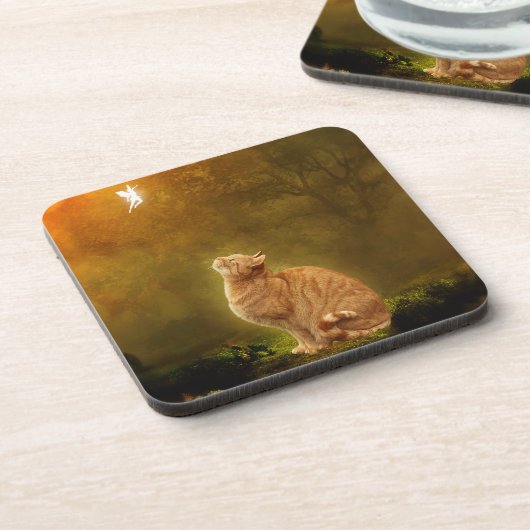 Dessous-de-verre Chat et fée (Côté gauche)