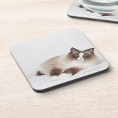 Dessous-de-verre Chat étendu (Côté gauche)