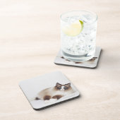 Dessous-de-verre Chat étendu (Côté Droit)