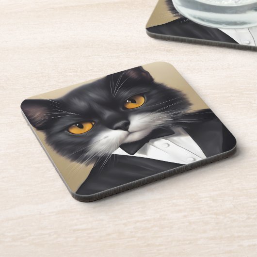 Dessous-de-verre Chat intelligent (Côté gauche)