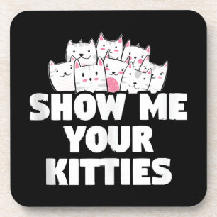 Dessous-de-verre Chat Montre-moi tes chatons