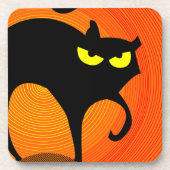 Dessous-de-verre Chat noir (Devant)