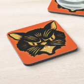 Dessous-de-verre Chat noir (Côté gauche)