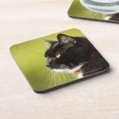 Dessous-de-verre Chat noir (Côté gauche)