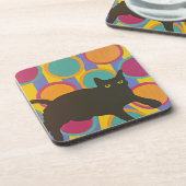 Dessous-de-verre Chat noir (Côté gauche)