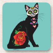 Dessous-de-verre Chat noir de Sugar (Devant)