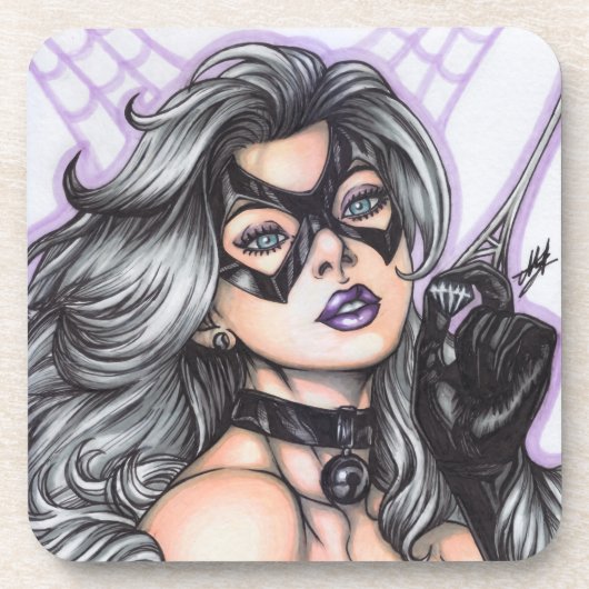 Dessous-de-verre Chat Noir ~ Felicia Hardy (Devant)