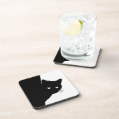 Dessous-de-verre Chat noir rusé (Côté Droit)
