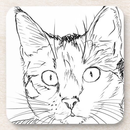 Dessous-de-verre Chat Puddy (Devant)