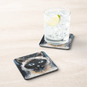 Dessous-de-verre chat siamois (Côté Droit)