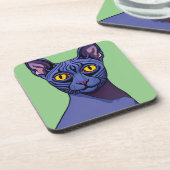 Dessous-de-verre Chat Sphynx (Côté gauche)