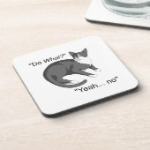 Dessous-de-verre Chat têtu (Côté gauche)