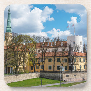 Dessous-de-verre Château de Riga pendant la journée ensoleillée à R