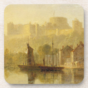 Dessous-de-verre Château de Windsor de la Tamise (huile sur le