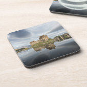 Dessous-de-verre Château d'Eilean Donan avec la réflexion en Ecosse (Côté gauche)