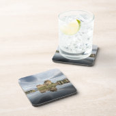 Dessous-de-verre Château d'Eilean Donan avec la réflexion en Ecosse (Côté Droit)