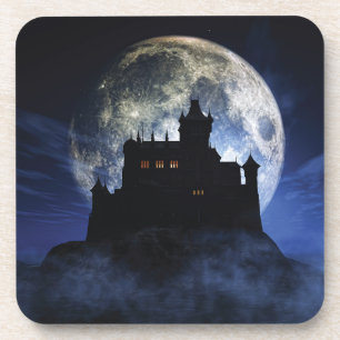 Dessous-de-verre Château d'Imaginaire la nuit