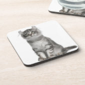 Dessous-de-verre Chaton américain de boucle (3 mois) (Côté gauche)