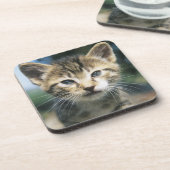 Dessous-de-verre Chaton dehors (Côté gauche)