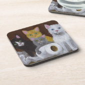 Dessous-de-verre Chatons Joueurs (Côté gauche)