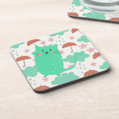 Dessous-de-verre Chats en pluie (Côté gauche)