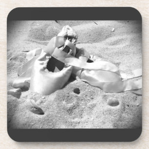 Dessous-de-verre Chaussures de Pointe sur la plage