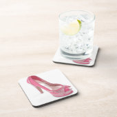 Dessous-de-verre chaussures légalement roses (Côté Droit)