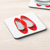 Dessous-de-verre chaussures rouges (Côté gauche)