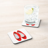 Dessous-de-verre chaussures rouges (Côté Droit)