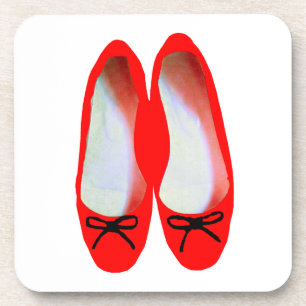 Dessous-de-verre chaussures rouges